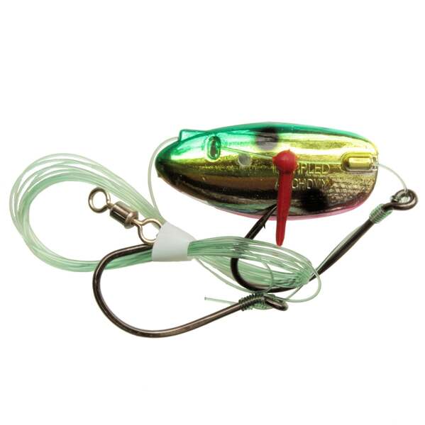 Krippled Anchovy Barbed Tandem, #300- Watermelon on Krome