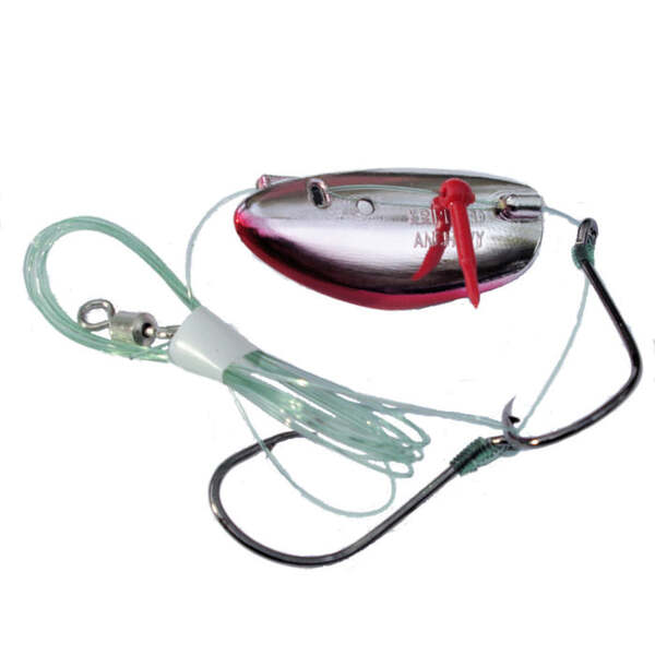 Krippled Anchovy Barbed Tandem, #319- Bloody Nose on Krome