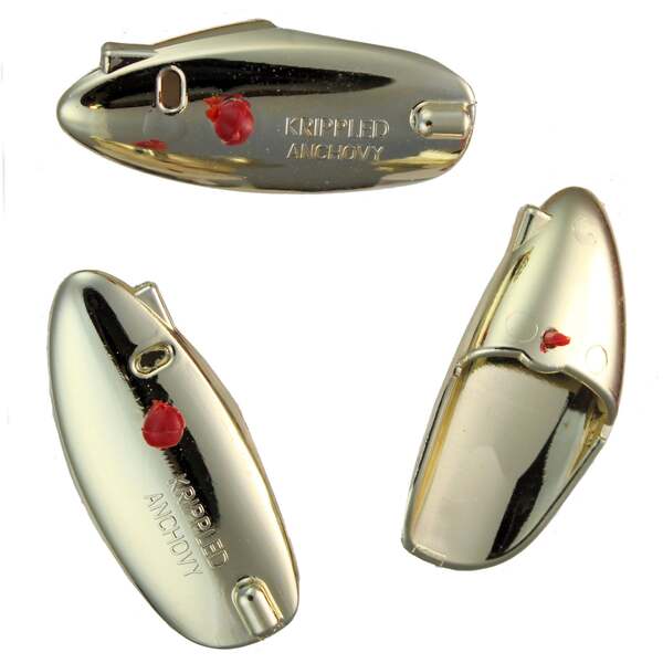 Krippled Anchovy Unrigged 3-pack, Gold