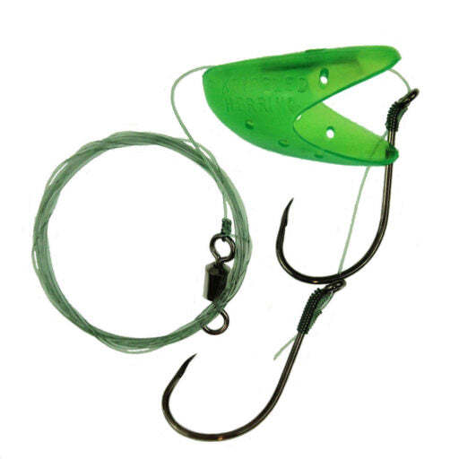 Krippled Herring #1 Barbless Tandem, Green