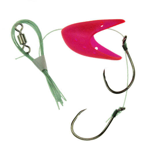 Krippled Herring #1 Barbless Tandem, Red