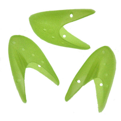 Krippled Herring #1 Unrigged 3-pack, Chartreuse Glow