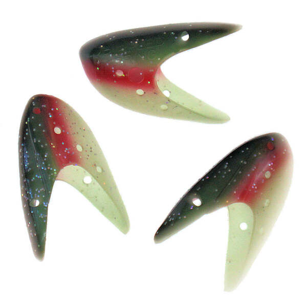 Krippled Herring #1 Unrigged 3-pack, #168- Army Truck on Glow