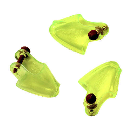 Krippled Minnow Unrigged 3-pack, Chartreuse