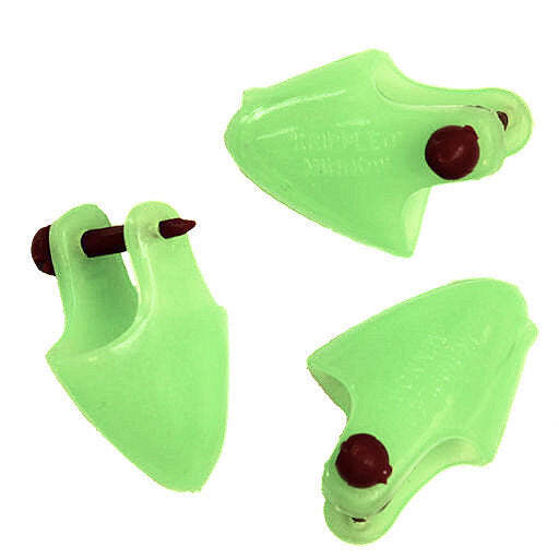 Krippled Minnow Unrigged 3-pack, Green Glow
