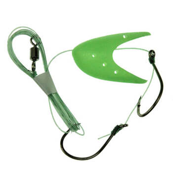 Herring barbless glow green